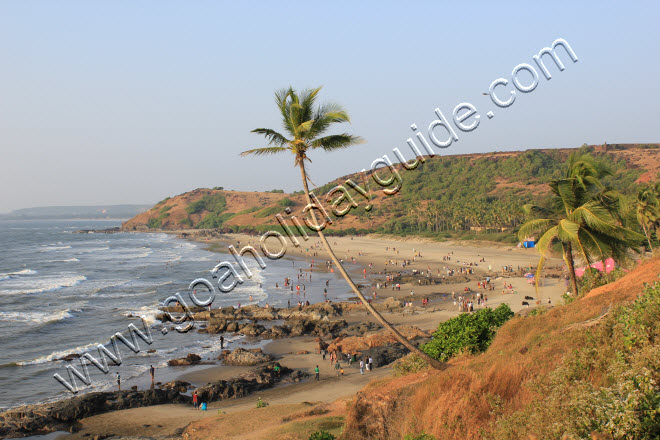 Vagator Beach in North Goa
